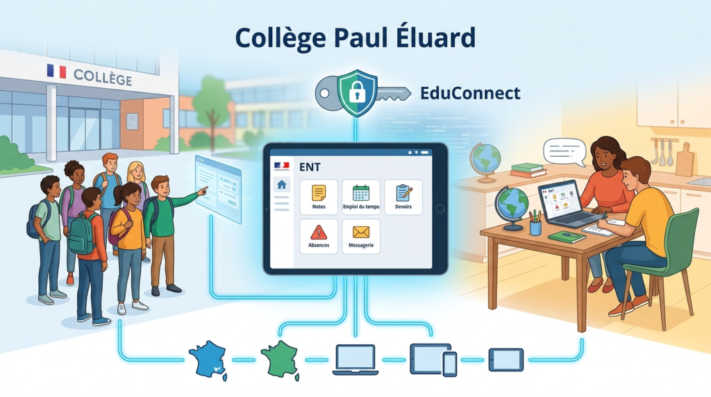 ENT du Collège Paul Eluard