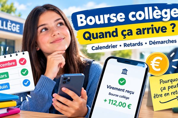 Date de versement de la bourse collège